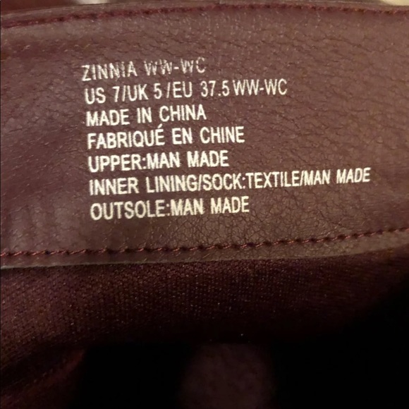 ✔️SOLD✔️Over the knee burgundy boots - Picture 8 of 8